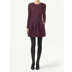 Talula Long Sleeve Burgundy Dress